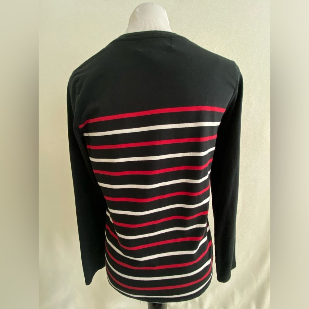 Lauren Active Ralph Lauren Top  Women’s Medium Cotton Stipend Pullover W/Logo - Picture 4 of 11